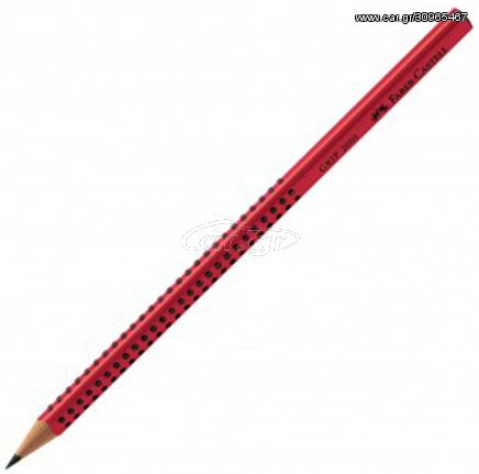 Μολύβι γραφίτη Faber Castell Grip 2001 Β κόκκινο