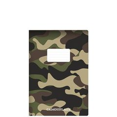 Τετράδιο καρφίτσα Next Camouflage 17x25cm 40 φύλλων (Διάφορα σχέδια)