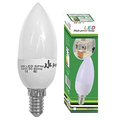 ΛΑΜΠΑ LED ΚΕΡΙ Ε14 3W 230V ΘΕΡΜΟΣ ΦΩΤΙΣΜΟΣ 180o 108171 88-151