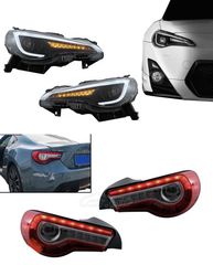 ΦΑΝΑΡΙΑ ΣΕΤ Full LED Toyota 86 (2012-2019) Subaru BRZ (2012-2018) Scion FR-S (2013-2016) with Sequential Dynamic Turning Lights