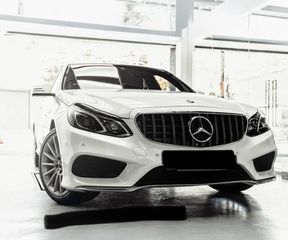 ΜΑΣΚΑ ΕΜΠΡΟΣ Mercedes E-Class W212 S212 Facelift (2013-2016) GT-R Panamericana Design Full Piano Black-thumb-2