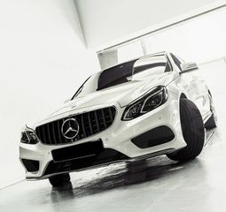 ΜΑΣΚΑ ΕΜΠΡΟΣ Mercedes E-Class W212 S212 Facelift (2013-2016) GT-R Panamericana Design Full Piano Black-thumb-8