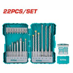 Τρυπάνια & μύτες σετ TOTAL 22 τεμαχίων ( TACSDL12201 )