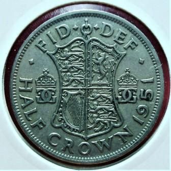 ½ Crown 1951 George VI .#3