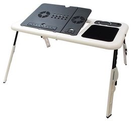 ΒΑΣΗ ΨΥΞΗΣ ΓΡΑΦΕΙΟ για LAPTOP / NETBOOK ή NOTEBOOK E-Table LD09 - ΑΝΑΔΙΠΛΟΥΜΕΝΟ ΤΡΑΠΕΖΑΚΙ ΒΑΣΗ ΨΥΞΗΣ ΜΕ 2 FAN - COOLER PAD