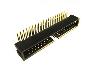 40 Pin GPIO Shrouded Box Header - 90 Degree Angle