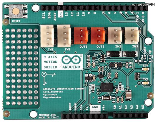 Arduino 9 axes motion shield