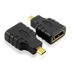 Powertech micro HDMI male - HDMI female  (for use with Raspberry Pi 4)