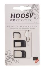 Standard - Micro - Nano SIM Card Adapter + Eject Tool Noosy