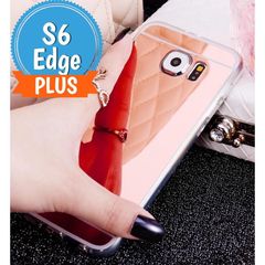 Θηκη TPU "Mirror" Ροζ Χρυσο - Samsung Galaxy S6 Edge Plus