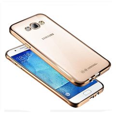 Θηκη TPU "Luxury Frame" - Samsung Galaxy J5 (2015) - Χρυσο