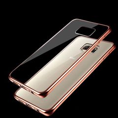 Θηκη TPU "Luxury Frame" Ροζ Χρυσο - Samsung Galaxy S7 Edge