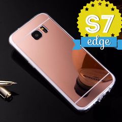 Θηκη TPU "Mirror" Ροζ Χρυσο - Samsung Galaxy S7 Edge