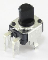 09mm STEREO 10KA ΠΟΤΕΝΣΙΟΜΕΤΡΟ ΠΕΡΙΣΤΡΟΦΙΚΟ ΠΛΑΚΕΤΑΣ ΑΞΟΝΑΣ FLAT 7mm ΚΑΘΕΤΟ 103A
