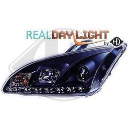 ΦΑΝΑΡΙΑ ΕΜΠΡΟΣ Headlights LED FORD Focus II 04-08