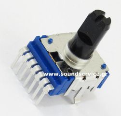 14mm STEREO 10KA ΠΟΤΕΝΣΙΟΜΕΤΡΟ ΠΕΡΙΣΤΡΟΦΙΚΟ ΠΛΑΚΕΤΑΣ 7-PIN ΑΞΟΝΑΣ 11MM FLAT ΚΑΘΕΤΟ 103A
