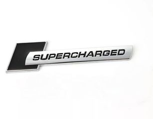 Μεταλλικό Αυτοκόλλητο Supercharged  Range Rover 