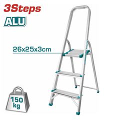 Σκάλα αλουμινίου TOTAL 3 σκαλοπάτια ( THLAD06031 )
