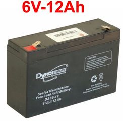 DAS6-12 ΜΠΑΤΑΡΙΑ ΜΟΛΥΒΔΟΥ 12ΑΗ 6V OEM