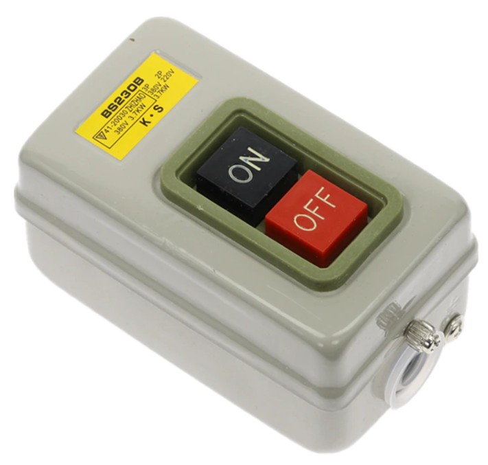 Διακόπτης ON OFF Push Button 500V 3.7KW BS230B