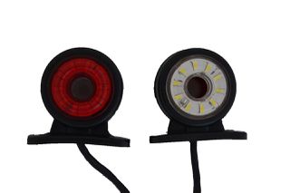 Περιστρεφόμενο πλευρικό φως όγκου φλας LED 20 SMD 12Vτύπου ωμέγα