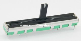 60mm STEREO 10KB ΠΟΤΕΝΣΙΟΜΕΤΡΟ ΣΥΡΟΜΕΝΟ 15mm ΑΞΟΝΑ ΚΛΙΚ ΚΕΝΤΡΟ + ΚΑΛΥΜΜΑ