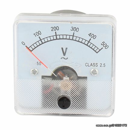 Βολτόμετρο αναλογικό 91L4  AC 0-500V