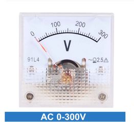 Βολτόμετρο αναλογικό 91L4 AC 0-300V