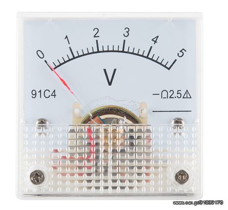 Αμπερόμετρο αναλογικό 91C4 DC 0-5A