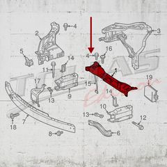 MERCEDES E CLASS W212 & S212 09-13 & 13-16 RADIATOR SUPPORT / ΜΕΤΩΠΗ -thumb-2