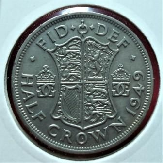 ½ Crown 1949 George VI .#13