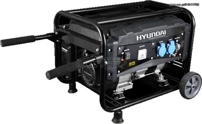 Γεννήτρια βενζίνης 8 KVA HYUNDAI G8000EMW τετράχρονη αερόψυκτη με Μίζα ( 40C13 )