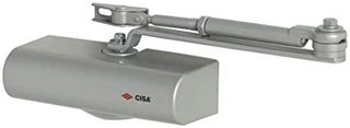 Μηχανισμός - Σούστα Επαναφοράς Πλακέ Cisa C1416 με Στοπ - Ασημί