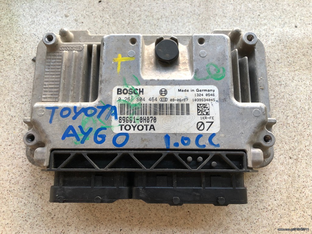 ΕΓΚΕΦΑΛΟΣ 89661-0Η070,0261S04464 TOYOTA AYGO 1.0CC