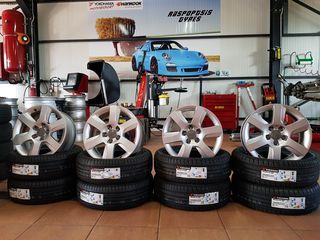 AUDI ORIGINAL 7,5X17 5X112 ET26 PROSFORA TETRADAS 330EURO!!!!!!!!