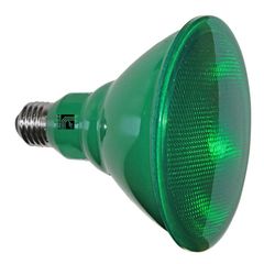 Λάμπα LED PAR38 E27 (κήπου) 6W 230V δέσμης 38° πράσινη στεγανή IP65 | 13-38065