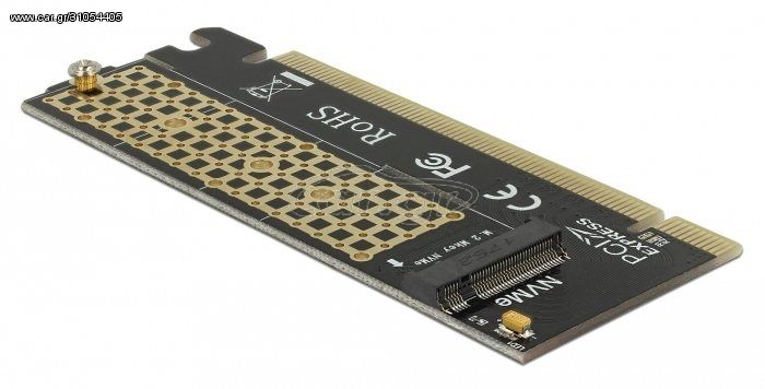 DELOCK Κάρτα Επέκτασης PCI-e x16 σε M.2 Key M NVMe - (90300)