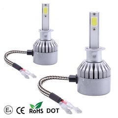 LED H1 C6 6500K 7200LM Σύνολο 60W 12V-24V Εγγύηση 12 Μήνες 
