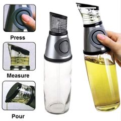 Γυαλίνο Δοχείο για Λάδι + Ξύδι 500ml με Δοσομετρητή Oil + Vinegar Dispenser