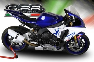 Gpr Εξάτμιση Τελικό Albus Ceramic White Yamaha YZF R1/M 2015 - 2016 Euro3