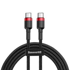 Baseus Cafule Cable USB-C PD 2.0 QC 3.0 60W 2m (Black+Red) (CATKLF-H91)