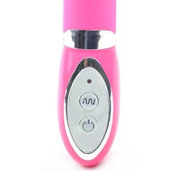 10-Mode Silicone Pink Waterproof Vibrator-thumb-2