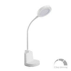 Φωτιστικό Γραφείου LED 7W 4000K Λευκό Αφής 420Lm 3stepsDim FOS ME 17-00114-1