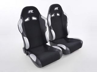 FK SET 2 x ΚΑΘΙΣΜΑΤΑ BUCKET ΑΝΑΚΛΙΝΟΜΕΝΑ ΔΕΡΜΑΤΙΝΗ LEATHER SPORT ΓΙΑ ΟΛΑ ΤΑ ΑΥΤΟΚΙΝΗΤΑ !!!!!! 