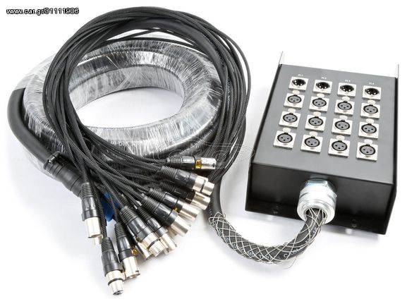 PD CONNEX CX160 STAGE SNAKE XLR 12 F+4 M 15M