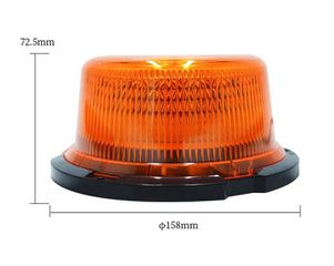 Φάρος LED 12-24 volt DC Κόκκινος με Μαγνήτη Strobe Κωδικός ST807...SoundStreet.....-thumb-1