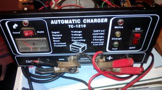 φορτιστής μπαταριών 12v 6v επαγγελματικος αυτόματος battery charger