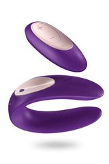 Satisfyer Double Plus Remote Purple