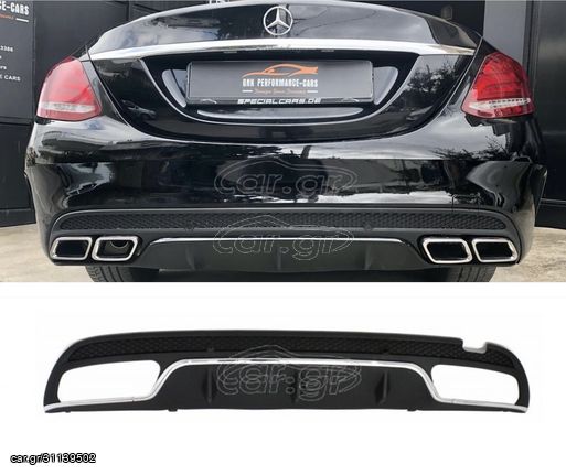 ΠΙΣΩ ΣΠΟΙΛΕΡ MERCEDES C-Class W205 S205 (2014-2020) C63 Design Only for Sport Package