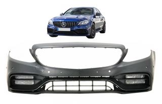 ΠΡΟΦΥΛΑΚΤΗΡΑΣ ΜΠΡΟΣΤΑ Mercedes C-Class W205 S205 A205 C205 Limousine T-Model Coupe Cabriolet (2014-up) C63 Design Facelift-thumb-13